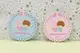 【震撼精品百貨】Little Twin Stars KiKi&LaLa 雙子星小天使~Sanrio矽膠杯墊-蕾絲邊(粉藍兩色)#76269