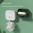 Punch-free Laundry Soap Box with Lid Soap Container Bathroom Accessories