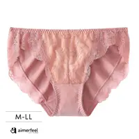 在飛比找PChome24h購物優惠-aimerfeel-女用內褲蕾絲2三角內褲-粉紅色-1707