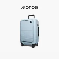 在飛比找Yahoo!奇摩拍賣優惠-新品Monos加拿大行李箱前開蓋密碼鎖21寸旅行箱高顏值登機