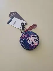 BAGGALLINI Earbud Case Organizer beach pool pineapple palm leaf money coin purse