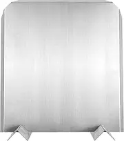 Permade Firebacks for Fireplace- Stainless Steel Fireback with Feet, 16" x 18" Fireplace Heat Reflector, Fireplace Back Plates, Adjustable Installation Heat-Resistant Material for Wall Protection