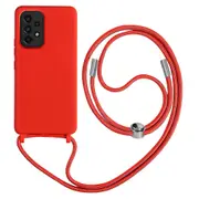 Galaxy A52 / A52s Lanyard Case Semi-rigid 80cm Red