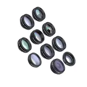 Phone Camera Lens With Fisheye Wide-Angle CPL Zoom Star Radial&Flow Filter