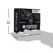 JarMelo - SCRATCH ART NOTES SILVER SHINING 130pcs