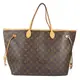 【9.5成新】Louis Vuitton M40157 NEVERFULL GM 經典花紋縮口肩背包.大#512現金價$22,800