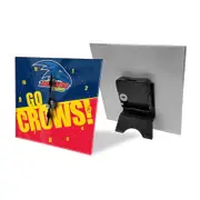 Adelaide Crows AFL Mini Glass Clock