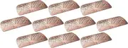 Set of 10 [ZN] Metal Towel Holder Fuji Shaped Brown [5.5 x 2.5 x 0.7 inches (14 x 6.3 x 1.9 cm) | Hot Towel Holder