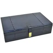 Leatherkart Leather Jewellery Box - Blue