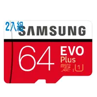 在飛比找PChome24h購物優惠-Samsung 三星 microSDXC 64GB EVO 