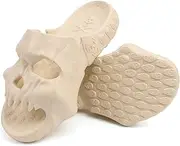 [MAIITRIP] Skull Slides Sandals for Men Women,Non Slip Sport Sandals Cloud Cloudies Slides Slippers,Open Toe Slip on Comfy Beach Pillow Slides Shower House Home Indoor Outdoor Thick Soft Shoes