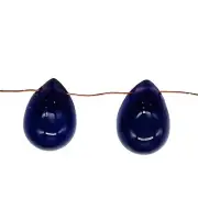 Imperial Amethyst Pear Beads | 10x7x4mm | Purple | Briolette | 2 Beads |