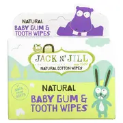 Jack n' Jill, Natural Baby Gum & Tooth Wipes, 25 Individually Wrapped Wipes