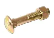 Cup Head Bolts High Tensile, 3/8" x 1 3/4" UNC, Lot of 8