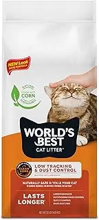 WORLD'S BEST CAT LITTER Low Tracking & Dust Control Multiple Cat Unscented 32-Pounds