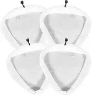 Rynplex 4pcs Microfiber Cloth Cover Pads, for Vax, for VRS16 Centrix S88-CX4-B-A S7 Steam Cleaner Mop Dry and Wet Usage Floor Cleaning Robot Vacuum Mop Pad