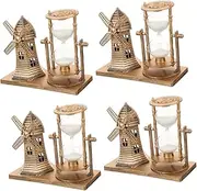 BESPORTBLE 4pcs Retro Lighthouse Hourglass Table Decoration Craft Home Office Decor Vintage Style