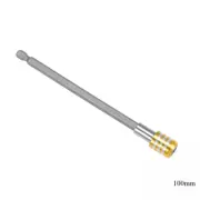 Extension Socket Drill Bit Holder,4-inch Length,1/4''-Hex Drill Yellow