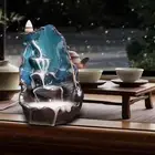 Backflow Incense Burner Ceramic Incense Holder Elegant Sculpture Desk Crafts