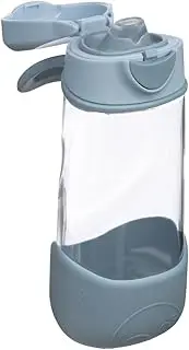 [b.box] 15 oz Sport Spout Kids Water Bottle for School, Sports, Travel, Daycare. Leakproof, Spill Proof, Dishwasher Safe. Easy Grip Triangle Shape, Durable Tritan Material. BPA Free.