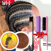 Edge Control Gel African Black Castor Extra Hold Braid,Twist Gel,Tames Frizz