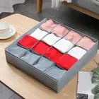 Closet Organizer Collapsible Saving Space 16 Grids Socks Closet Organizer