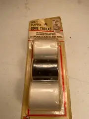 Vintage KMart 3 Pack of Core Thread