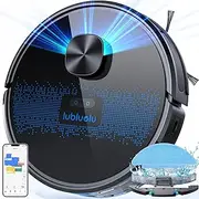 Lubluelu Robot Vacuum 4000Pa, 2 in 1 Robot Vacuum Cleaner and Mop, Lidar Navigation, 5 Editable Mapping,10 No-go Zones,App/Alexa, Robot Vacuum Cleaner for Pet Hair, Carpet,Hard Floor SL60D