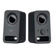 Logitech Z150 2.0 Stereo Speakers 6W Compact Size Easily Access to Power & V