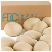 Pack of 12 Paper Mache Eggs by - DIY Unfinished Blank Papier Mâché Easter Egg...