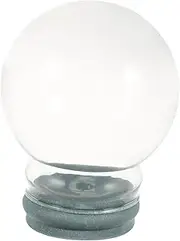 Ciieeo Snow Globe Kit for Home Decor 3.14 Inch Clear Glass Water Globes Crafts Snow Globe Making Kit for Kids and Adults Holiday Decorations