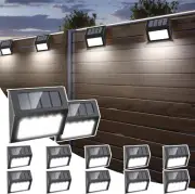 Otdair Solar Lights Outdoor Waterproof, Solar Fence Lights Auto On/Off, Bright L