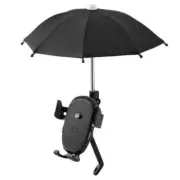 Bicycle Mobile Phone Holder With Umbrella Waterproof Navigation Electric Car Mou