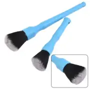 2 Pieces Soft Detailing Brush Set Interior & Exterior Car Dust Cleaner UK Stock