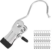 24 Pack Multi Function Hangers Clips Hooks Can BeUsed to Clip Hats GlovesSocks Towels Pants Clothes High Boots Etc Make The Closet Neat Save Home Space Travel More Convenient VEESON