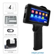 Upgraded Handheld Inkjet Printer Date Printing QR Code Barcode Logo Label Maker