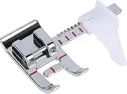Adjustable Guide Sewing Machine Presser Foot. Fits for Low Shank Domestic Sewing Machine. Snapping On Brother, Babylock, Singer, Janome, Juki, New Home