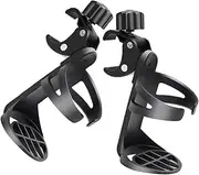 Mipcase 2pcs Electric Wheelchair Cup Holder Durable Portable Beverage Holder for and Strollers Easy to Install for Outdoor Activities Healthcare Settings