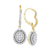 1 1/4CTW-Diamond DANGLING FASHION EARRING