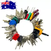 70 Excavator Plant Digger Keys Master Key Set Cat Volvo JCB Case Kubota Hitachi