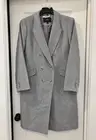 J. Crew, Double-breasted Wool Cashmere Coat, Heather Grey, Size 14
