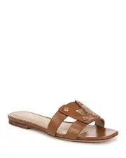 Veronica Beard Women's Via Leather Slide Sandals
