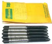 Lot of 5 New Hanson 12-24 NC Coated 4 flute taper Taps 1132-3 available