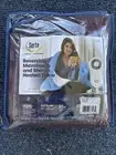 Serta MicroFleece Sherpa Electric Heated Warming Throw Blanket Chocolate