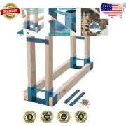 Heavy-Duty Adjustable Firewood Log Storage Rack - Rust Resistant Outdoor Holder