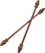 NOLITOY 2pcs Wooden Artist Drawing Bar Retro Design Picture Hanger for Home Decor for Posters Canvas Tapestry Safe with Corners Easy Artwork Change