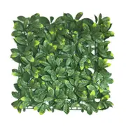 UN-REAL 50 x 50cm Green Photinia Artificial Hedge Tile