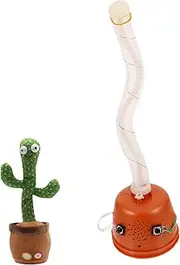 Talking Cactus, Electric Interactive Dancing Toy, Replaceable Movement for Sensory Play Educational Play Kids Toddler Family Home Decor Party Daughter