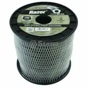 TRIMMER WHIPPER SNIPPER LINE 2.7mm TWISTED RAZOR 3lb 160m Stens silver streak
