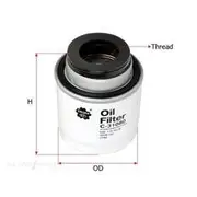 Sakura Oil Filter - C-31080